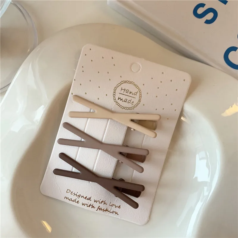 Japan and South Korea Sweet Girl Department of Gradual Change Cross Barrette bangs clip broken barrette