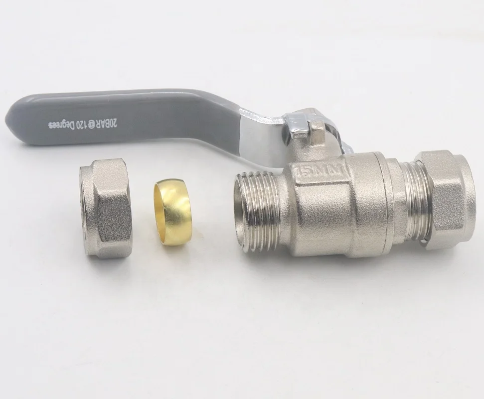 NFS approved lead free push plumbing fitting PEX quick connect valve