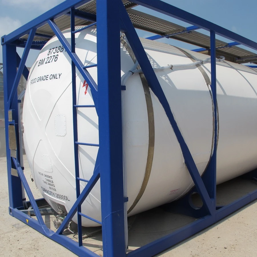 High Quality  Cryogenic ISO Tank Container for LOX LIN LAr LCO2 LNG LN2 with Low Price ASME Standard