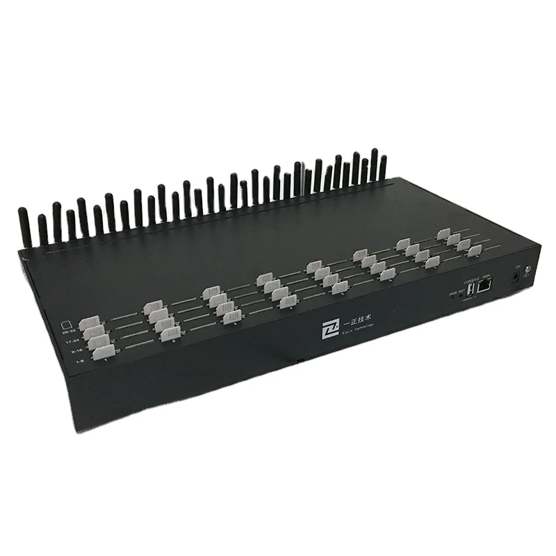 32 port bulk sms and voice  modem  voip gsm   32 sim slots voip gateway