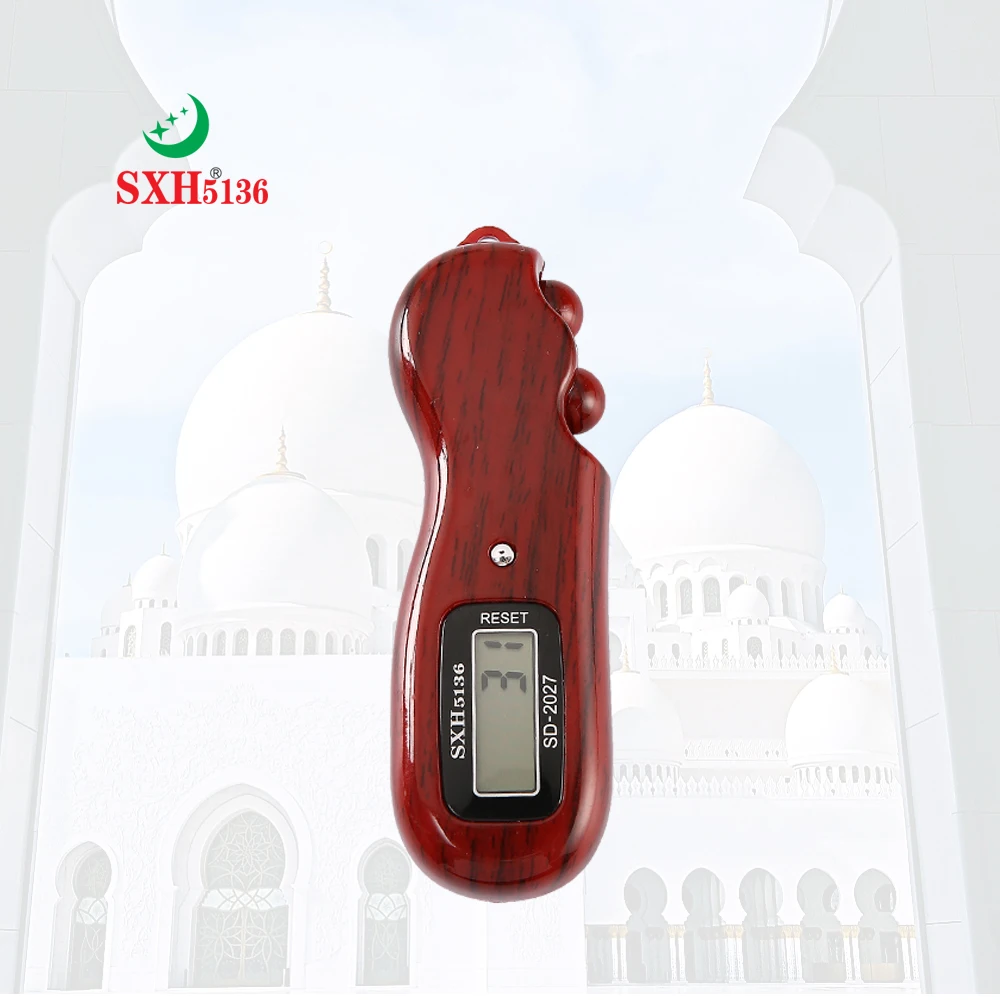 Factory Wholesale Electronics Digital Tally Counter  Prayer Digital Tasbeeh Beads Rosary Model 2027S