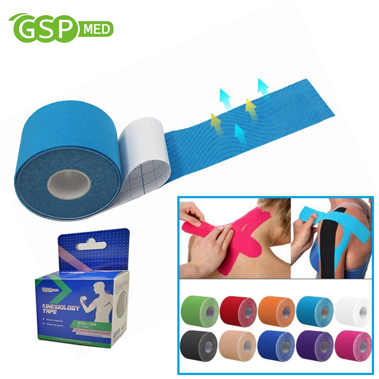 5cm*5m Kinesiology Tape Manufacturer Kinesio Tape Chinese Muscle Patch Bandages & Tapes,rehabilitation Therapy Supplies 3 Years