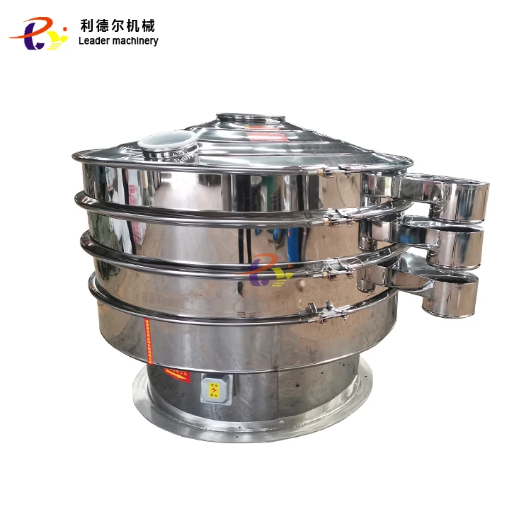 Industrial Sieve Machine Double Deck Stainless Steel Vibrating Screen Food Rotary Vibration Screen Price Sifter Separator