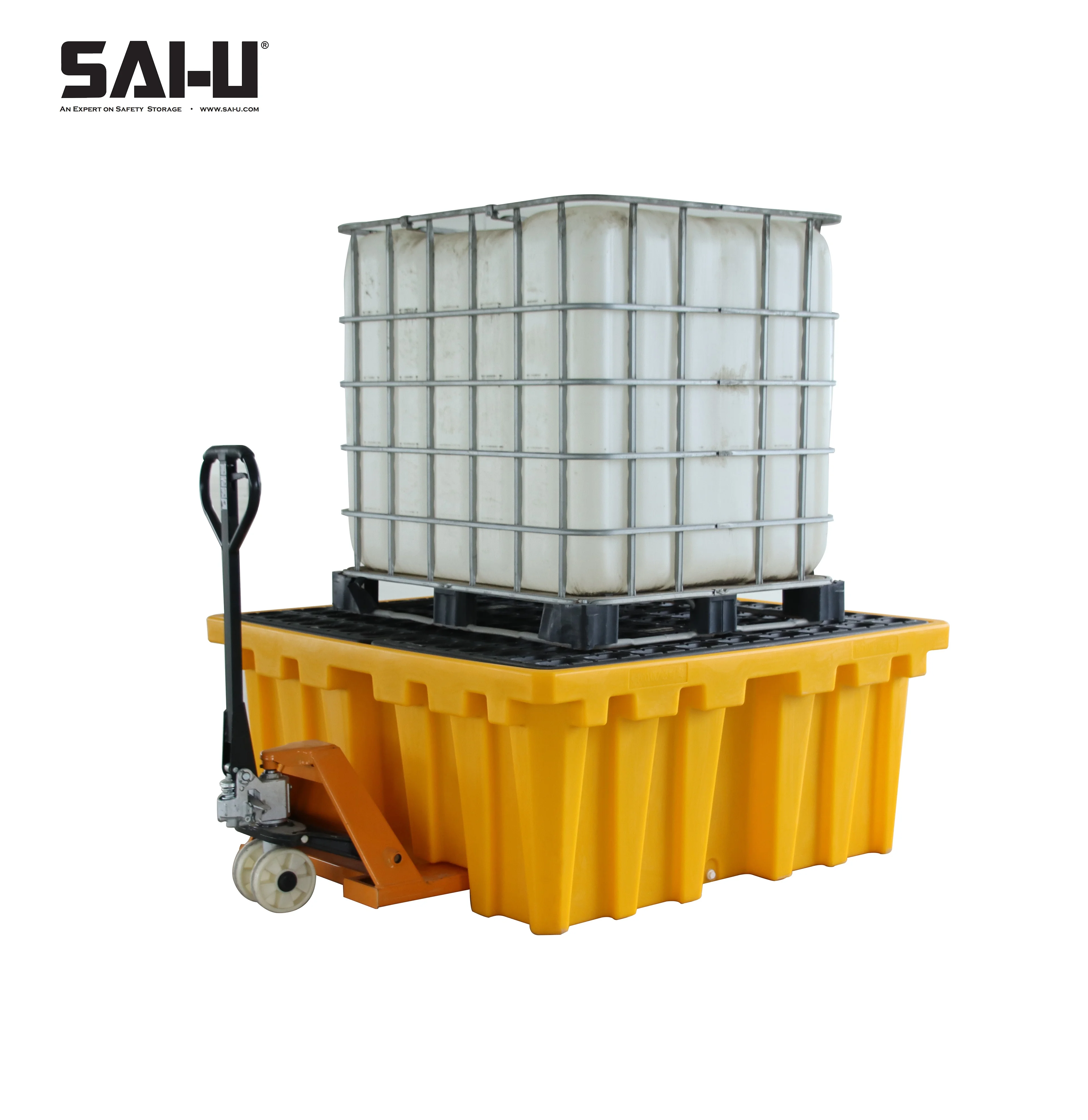 IBC пластиковый поддон 1100L хранения химикатов герметичные SAI-U IBC090
