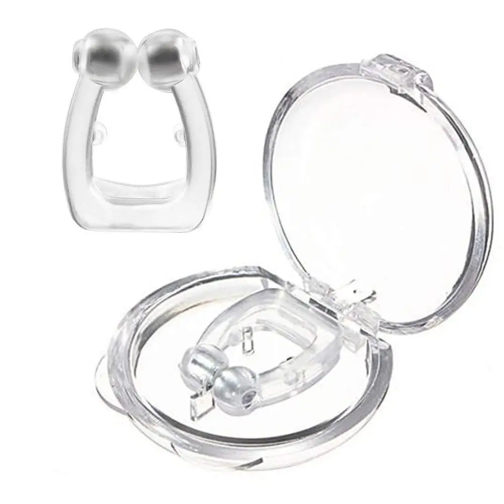 Snore stopper equipment tool magnetic anti snoring free nose clips in