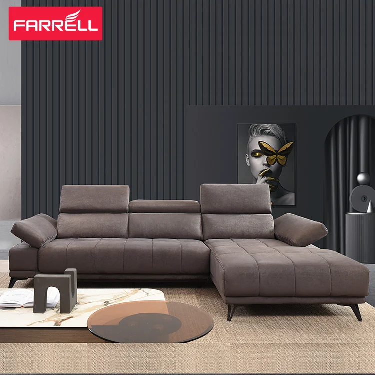 Factory sofa bed furniture divano letto ad angolo moderno L shape couch fabric multifunction bed sofa cum bed fittings