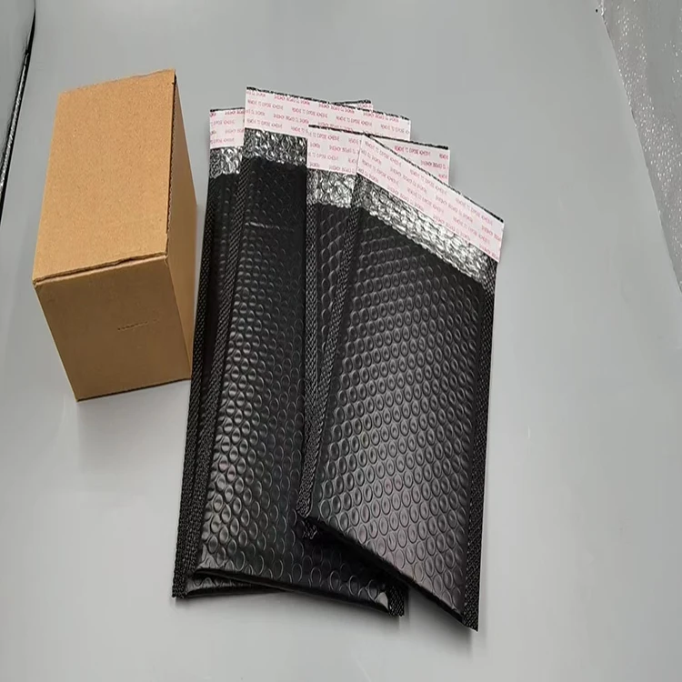Black bubble mailer packing bubble bag packing Kraft Metallic Bubble Envelope Express Mailing Bag