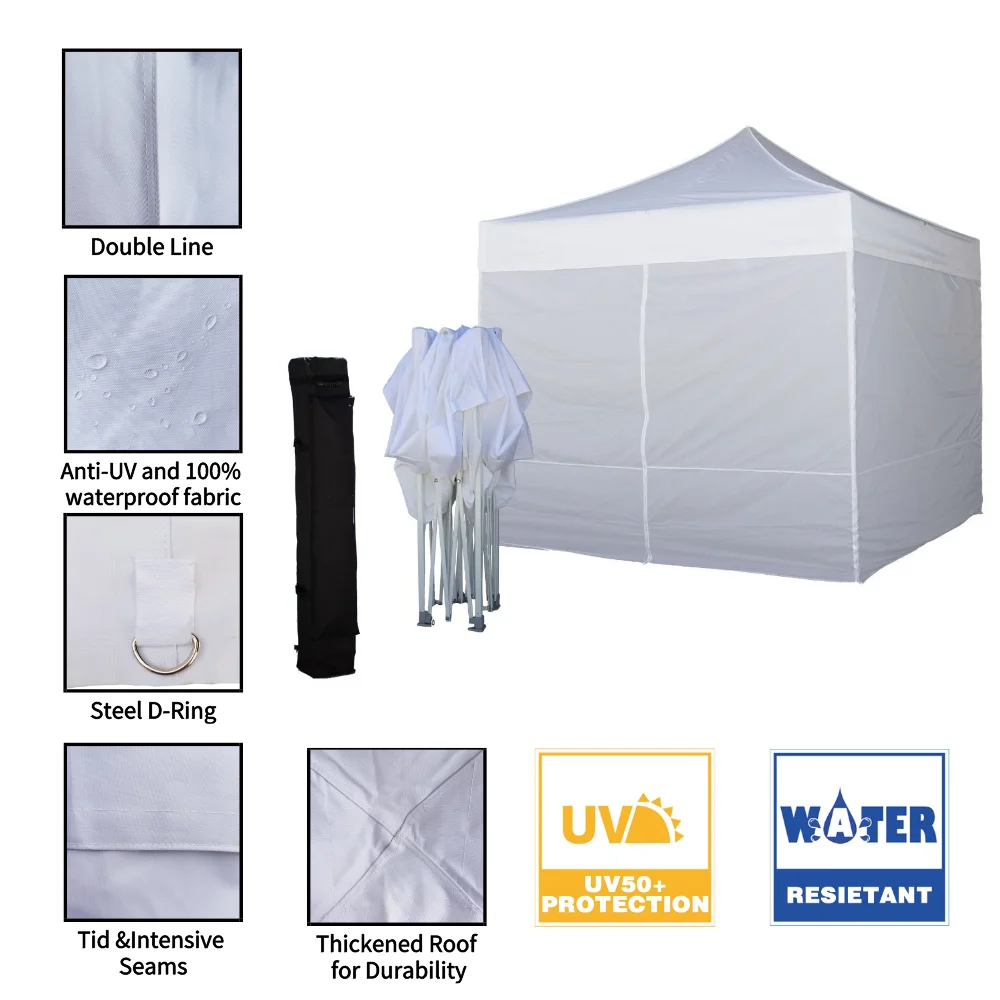 
High quality steel Outdoor folding cheap steel 10x10 canopy tent 