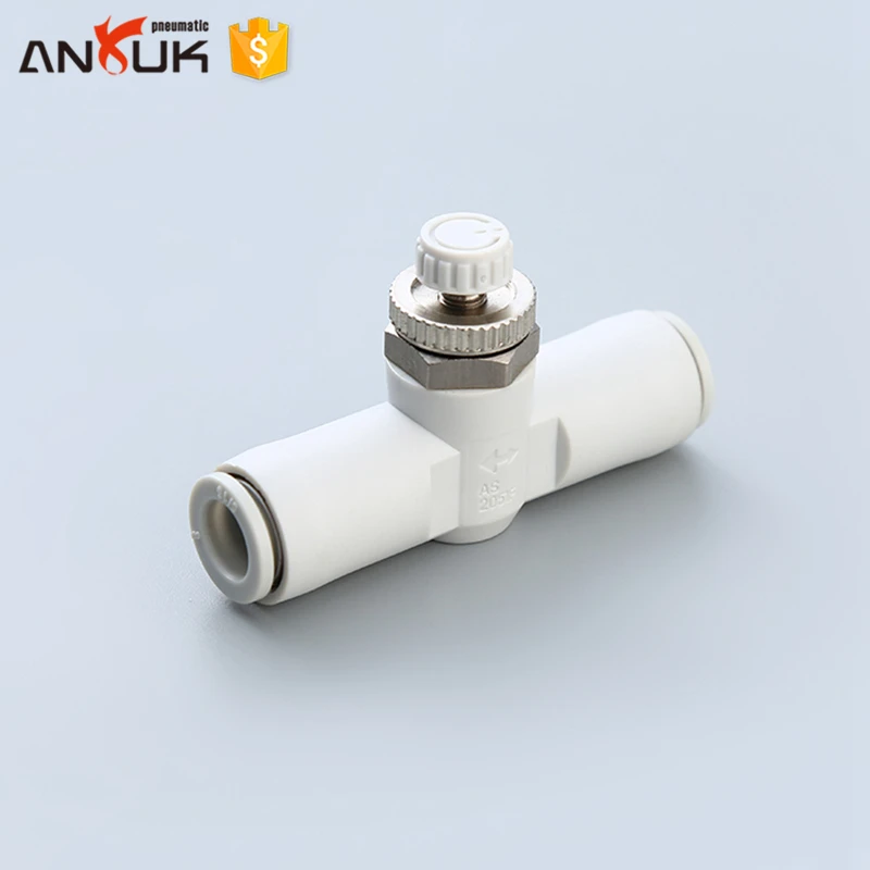 SMC Hydraulic AS1001F series one-way throttle valve