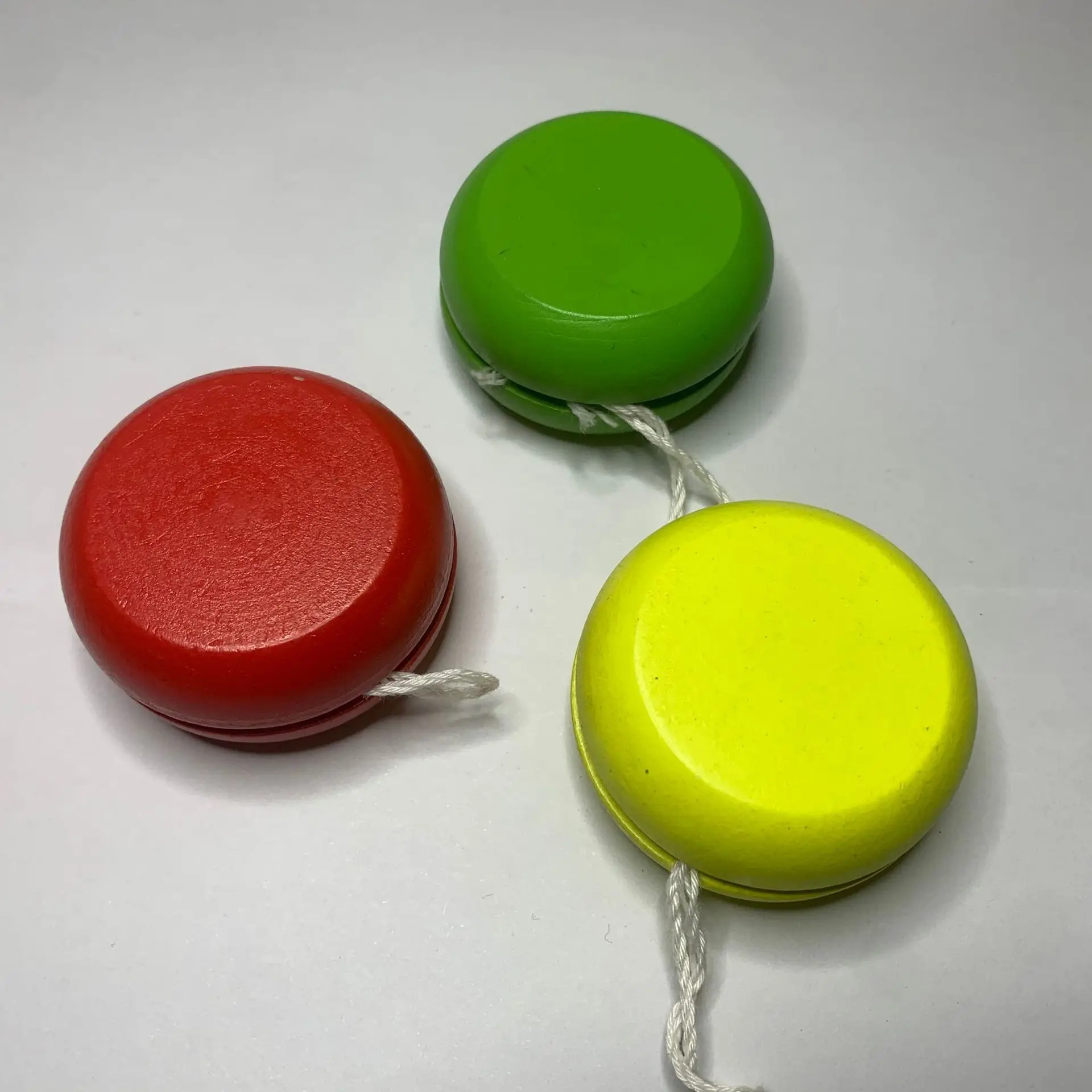 Деревянные разноцветные детские игрушки yo-yo с