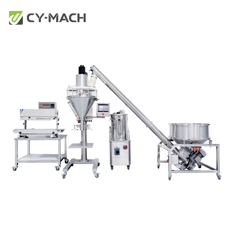 powder line weighing semi automatic multi heads 12g coffee filling machine powder
