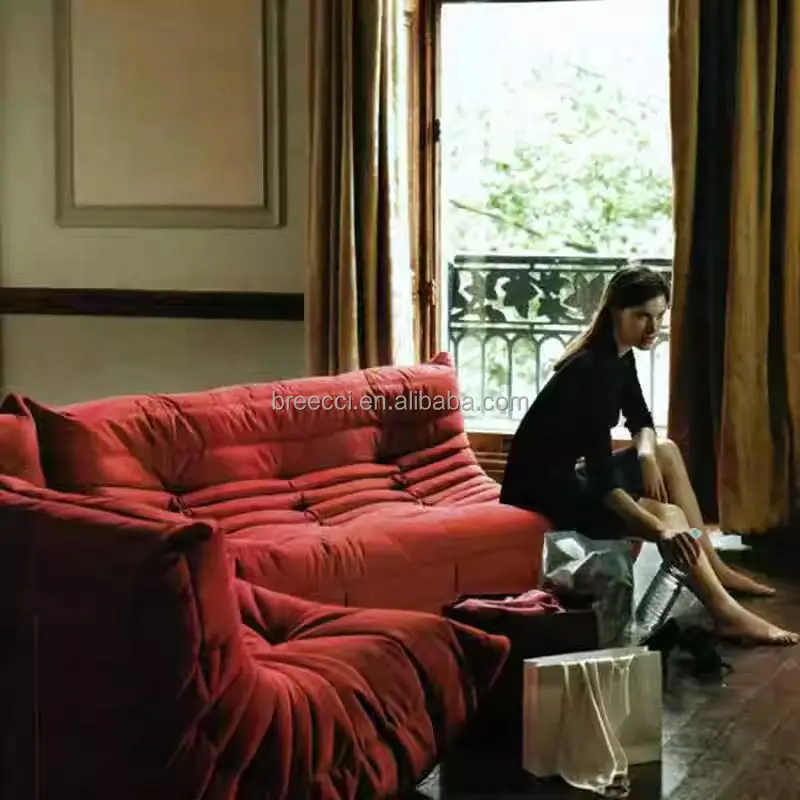 Living room set sofa Fashion popular Caterpillar sofa Apartment Dormitory recliner Factory straight hair compression sofa