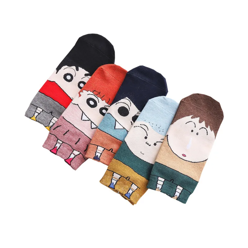 
Women Sock Cartoon-socks Novity Adults Korean Baby Little Girls Kids Long Character Unisex Cartoon Socks 