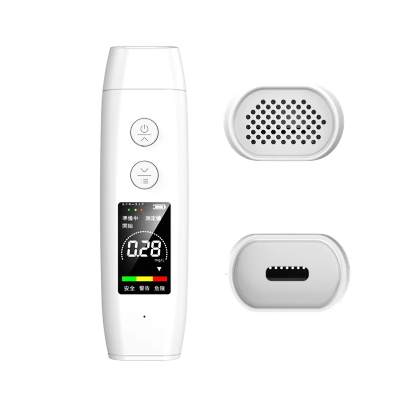 AK13A Professional Mouthpiece Breathalyzer Wine Digital Alcohol Meter Portable Breath Alcohol Detector Alcohol Tester