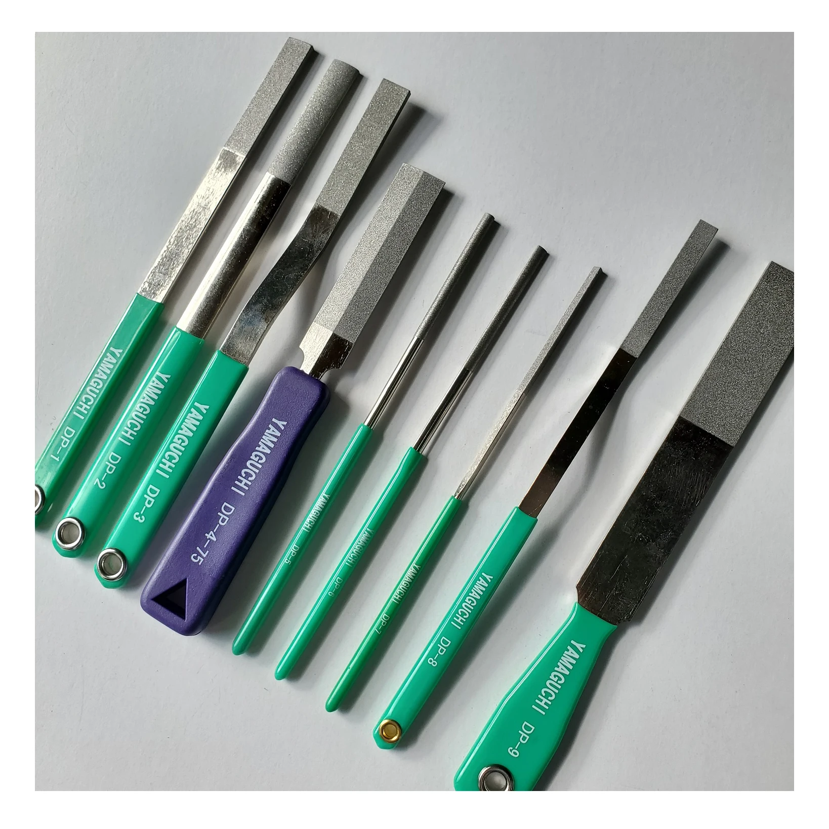 Carbon Steel File Set Ceramic Grind Tools Construction For Polishing