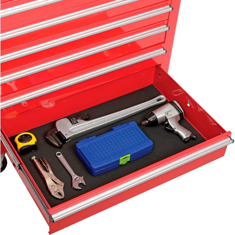 Ball Bearing heavy load tool trolley cabinet tool cart with 6 drawers