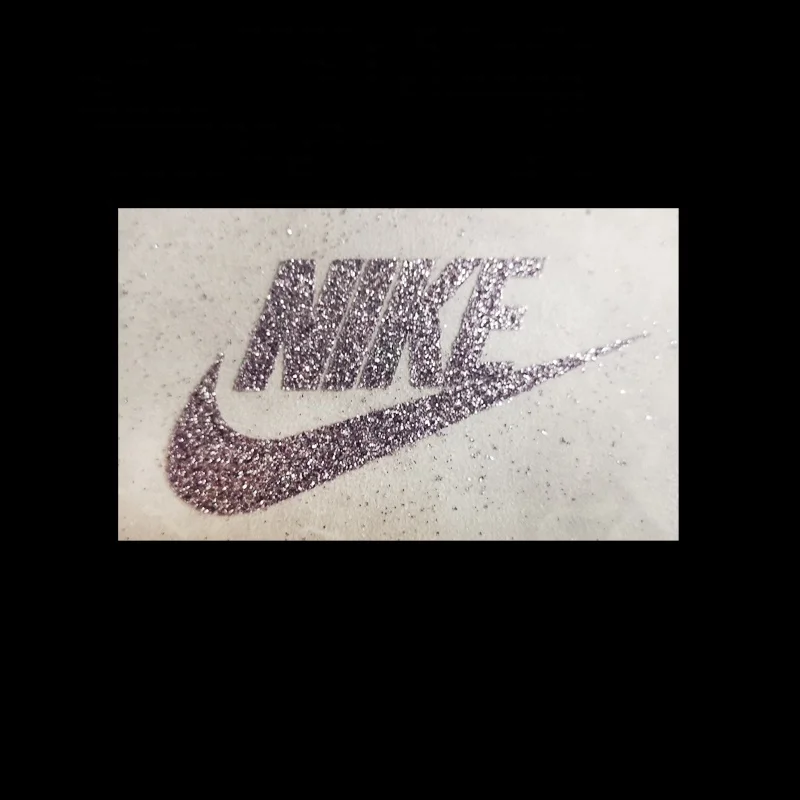 Custom Glitter Transfer Sticker Labels for T-Shirts Plastisol Heat Transfers For T-Shirt