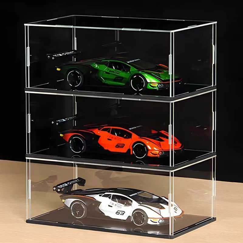 Guangdong Acrylic Factory Custom Clear Display Box Assemble Acrylic Display Case for Collection, Lego, Figure, Model, Doll
