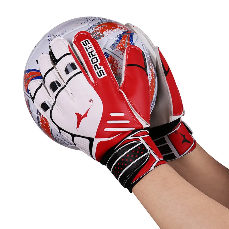 Football goalkeeper gloves professional finger guard equipment non-slip training wear-resistant gloves