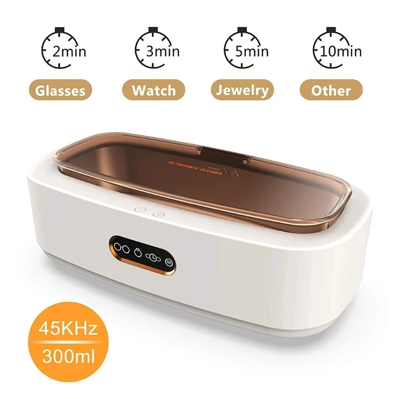 Neue Produkt Ideen 2023 Ultrasonic Teeth Watch Jewlery Cleaner Ultrasonic Contact Lens Cleaner