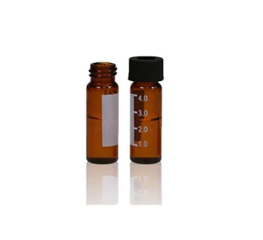 LanJing High Quality Airtight 1ml 2ml 5ml 10ml Sterile Glass Vial with writing area micro sampling vials for Gas Chromatography