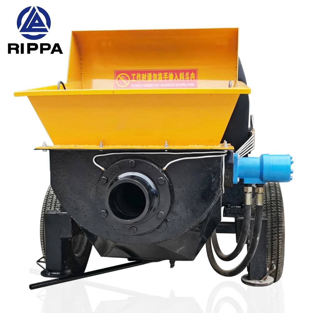 Rippa High Quality Concrete Line Pump Small Mini Trailer Stationary Truck