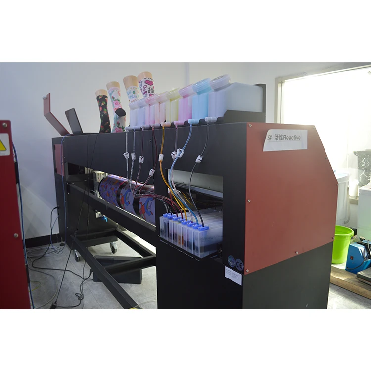 360 Seamless Socks Cylinder Digital Inkjet Printer,Direct To Fabric Digital Textile Printer