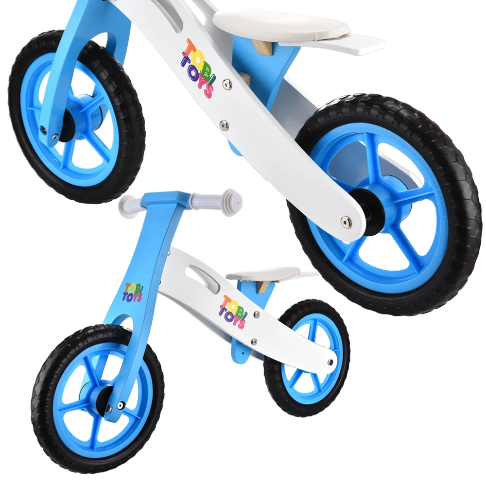 wholesale kids bike two 12 inch EVA wheel baby kick balance wooden bike