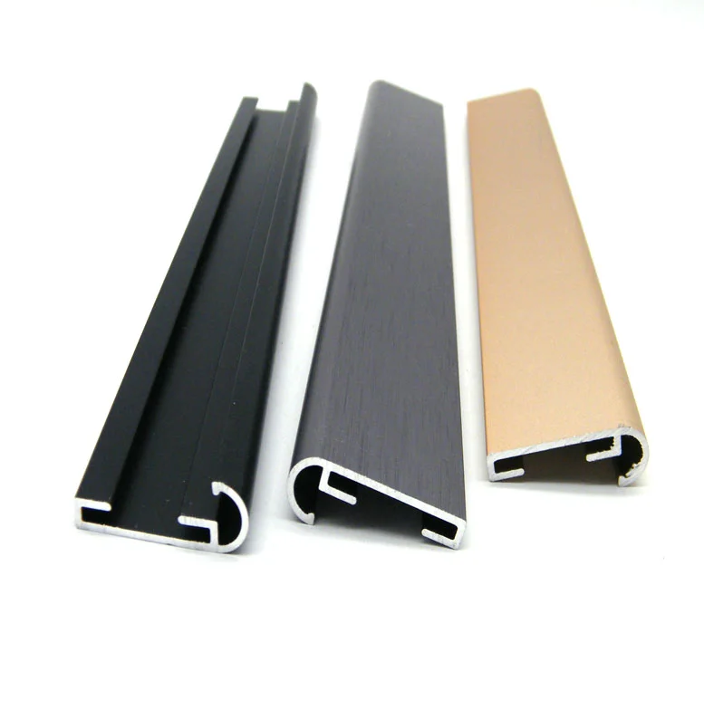 Custom Aluminium alloy photo frame,Gold Brushed Metal Aluminium picture frame