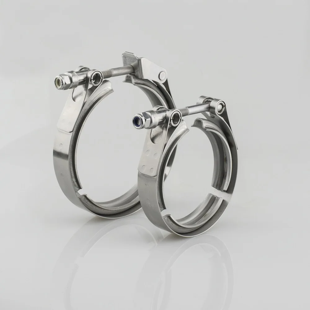 Exhaust Clamp Hose Clips Stainless Steel Repair V Band Clamp And Flanges