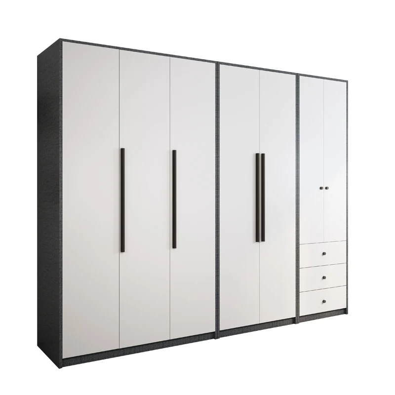 BALOM sliding door Chip board 2 doors wardrobe armoire closet designs