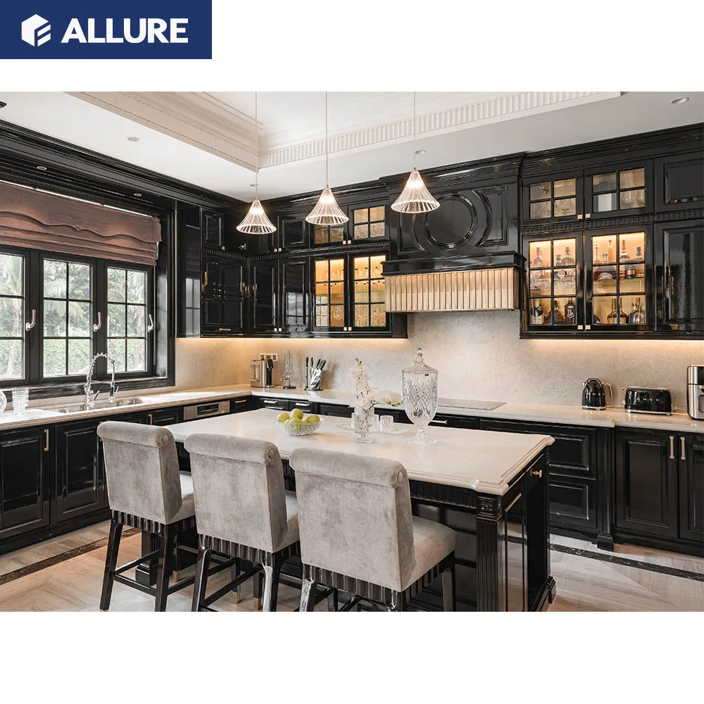 Allure shaker solid wood american under cheap kitchen cabinet designs for small kitchens in vietnam countertops