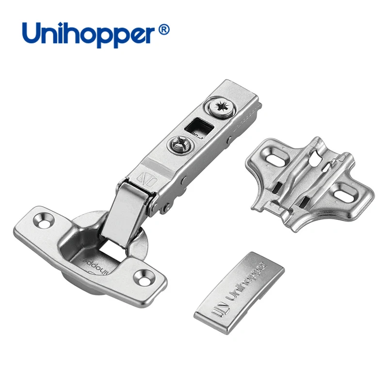 Unihopper Super Rust Proof Cabinet Hinge Concealed 3D Adjustable Soft Close Hinges Hydraulic Furniture Hinge for Cabinet Door