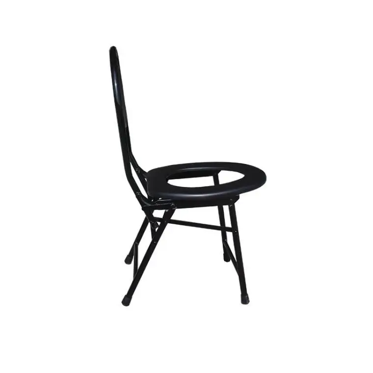 Plastic commodity camping toilet chair for elderly