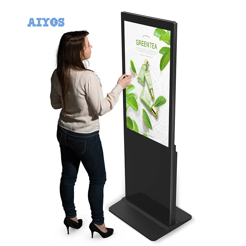 Floor standing 40, 42, 43 Inch wifi lcd advertising display screen