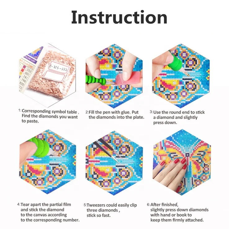 W-DP003 Dropshipping 5D Full Drill DIY Diamond Embroidery Mosaic Art Custom Diamond Painting Kits