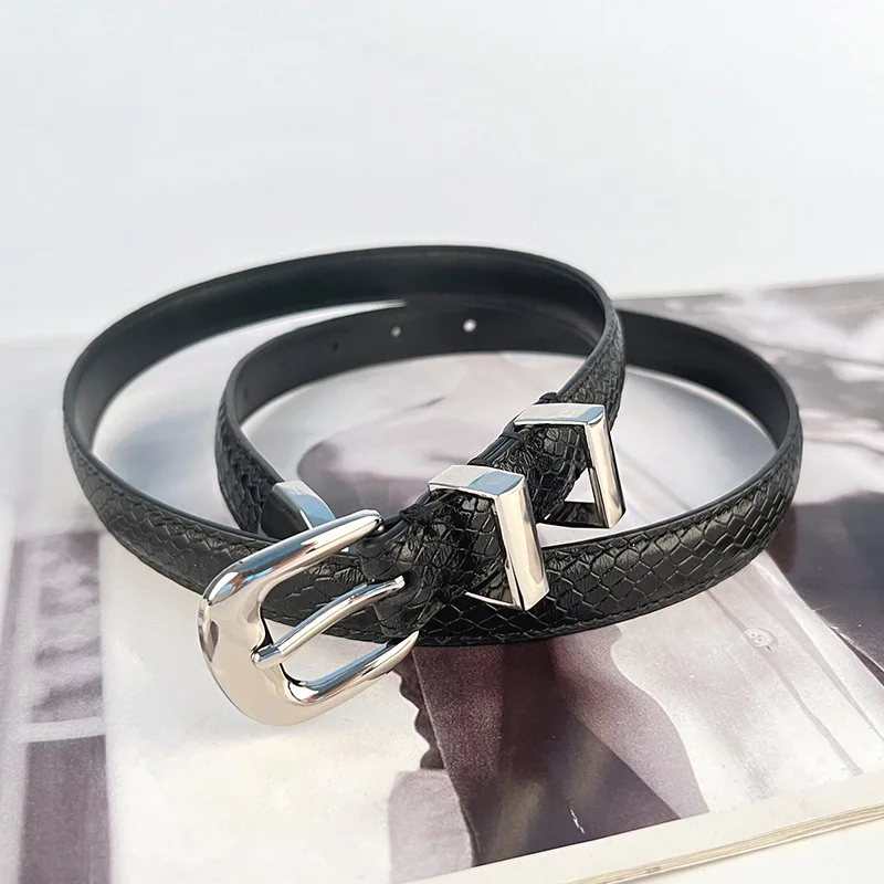 Luxury Top Layer Cowhide Leather Belt Women Genuine Leather Waist Belts Decoration Jeans Wholesales