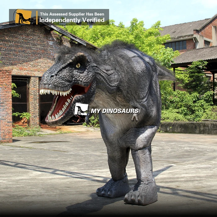 MY DINO Interactive Dinosaur Costume Nanuqsaurus Suit with Feather
