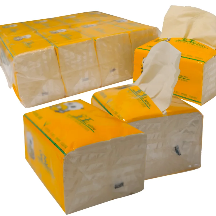 Custom Logo Natural Organic Bamboo Facial Tissues Soft Packaging Household Product