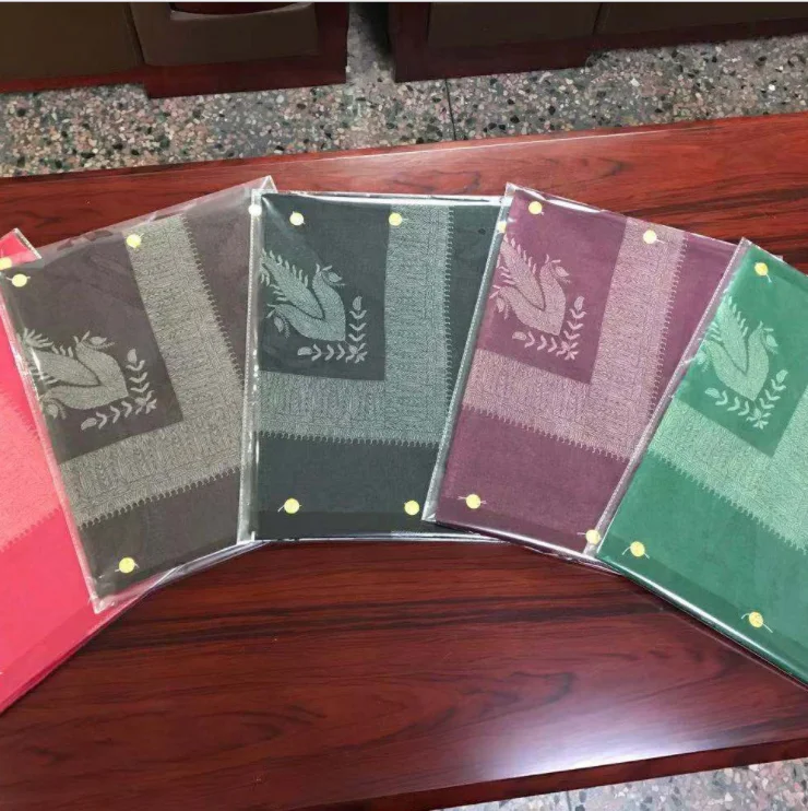 red silk quality personalised hankies engraved beige folding handkerchief in suit pocket