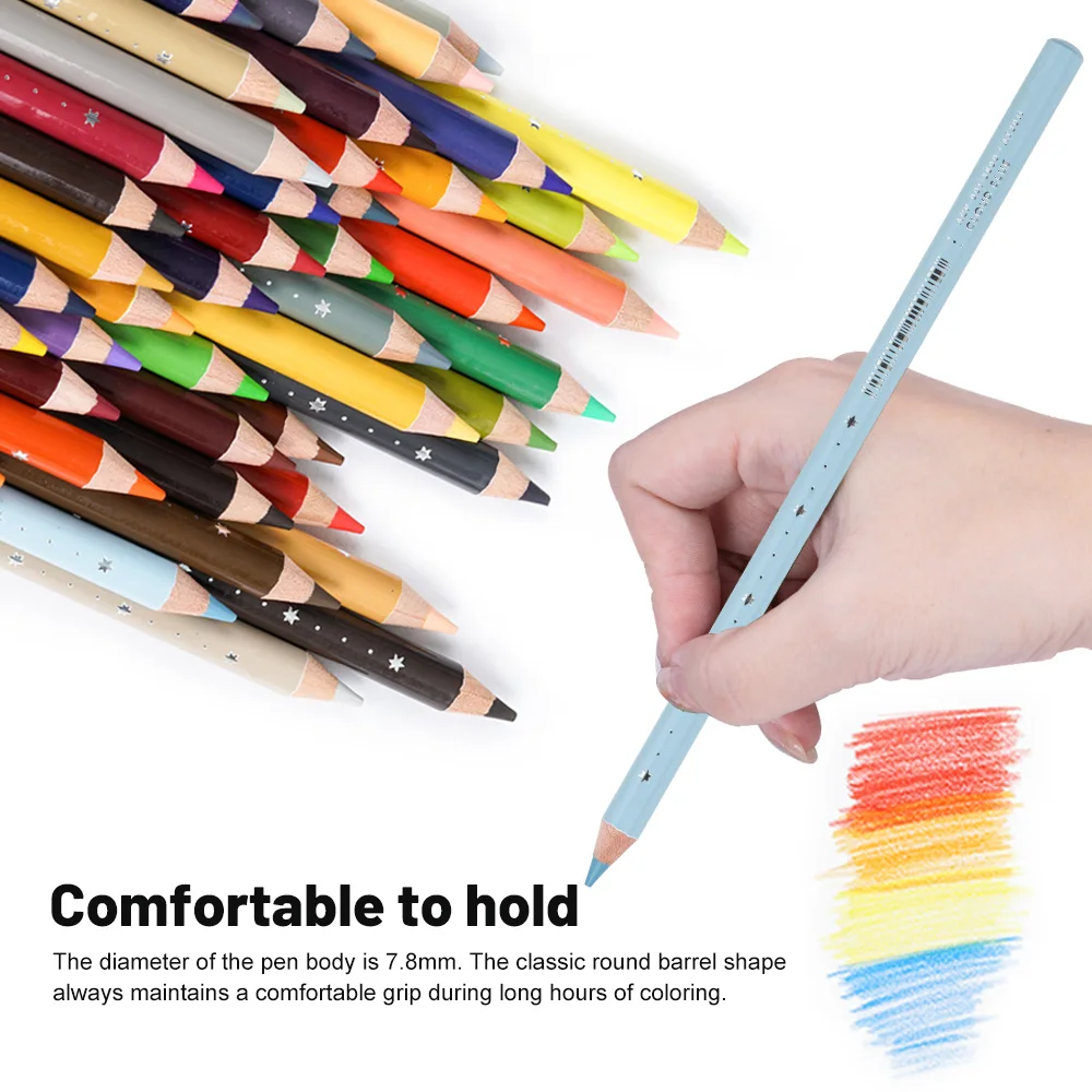 Arrtx 72 Colored Pencils Set High Quality Soft Core Color Pencils Art Supplies for Coloring and Drawing