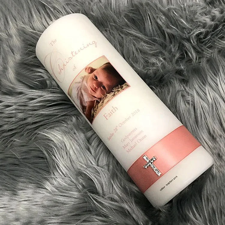 Свечи для крещения на заказ