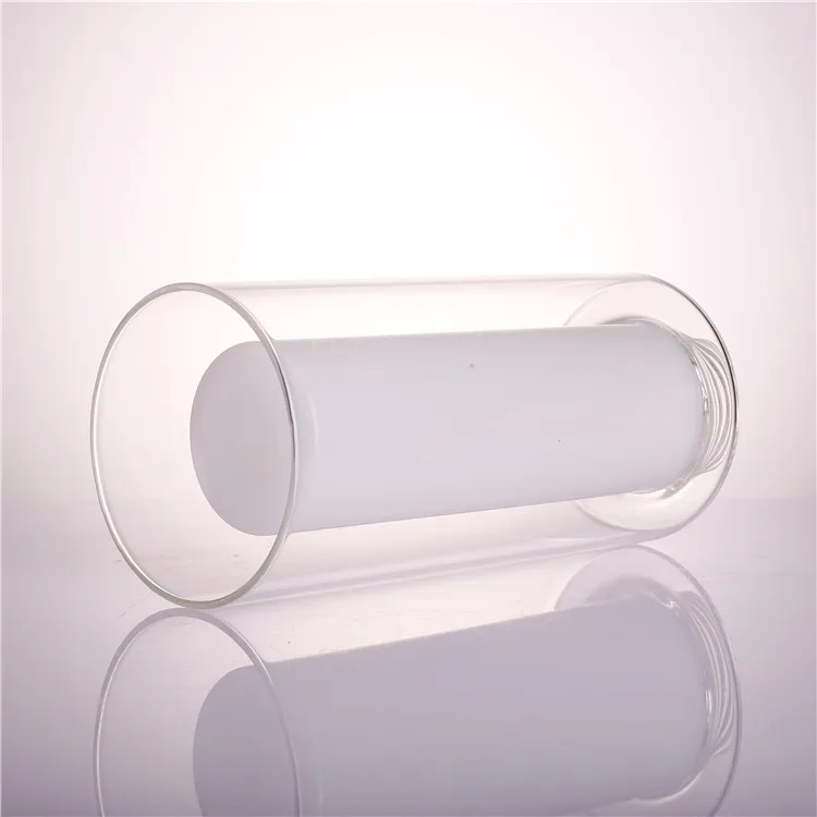 Customized Hand Blown Decorative Sandblast Frosted Borosilicate Glass Lamp Shade Lighting Bulb Cover