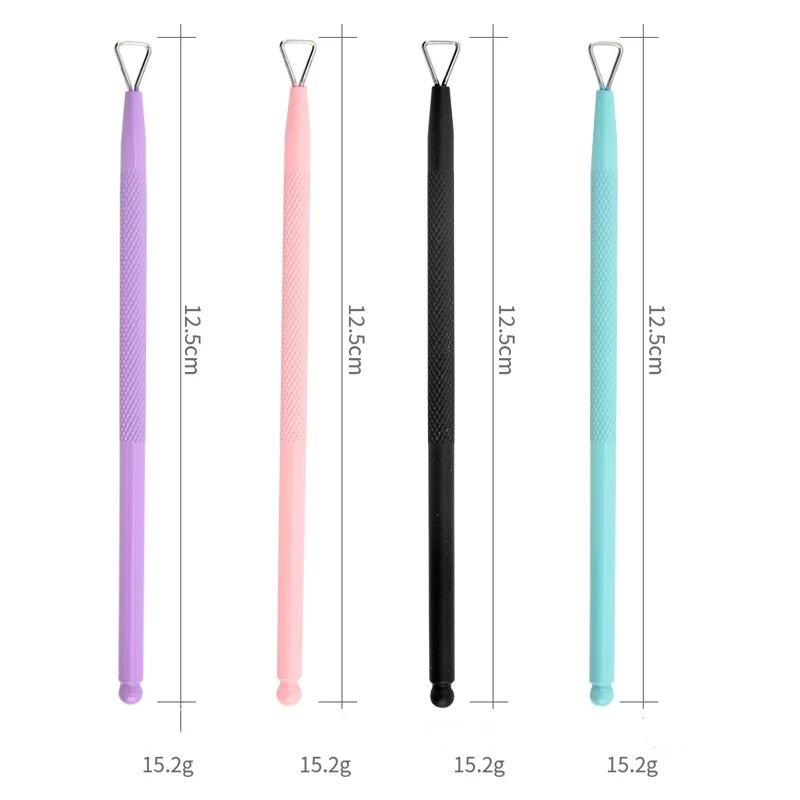 Hot Sale Stainless Steel Tools Single Head Nail Cuticle Pusher Nail Polish Remover Tools