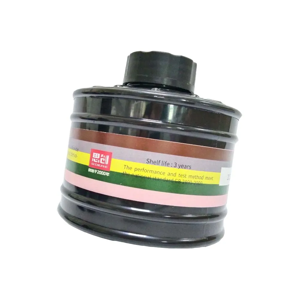 CNSTRONG OEM ODM activated carbon comprehensive filter  ABEK2P1 Canister RD40 connector with full face gas respirator