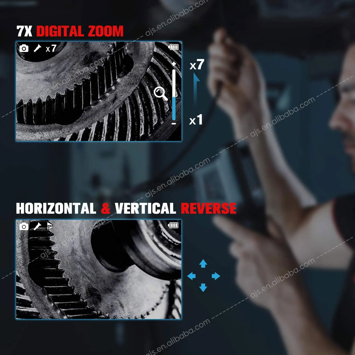 Autel Maxivideo MV480 Dual-camera Digital Videoscope Inspection Camera Endoscope 8.5mm Image Head
