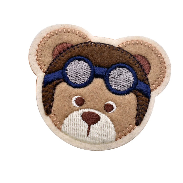 Amerpromo  Custom Fabric Embroidered Patch Badges Sew on Embroidery Patches Clothing Woven Patch