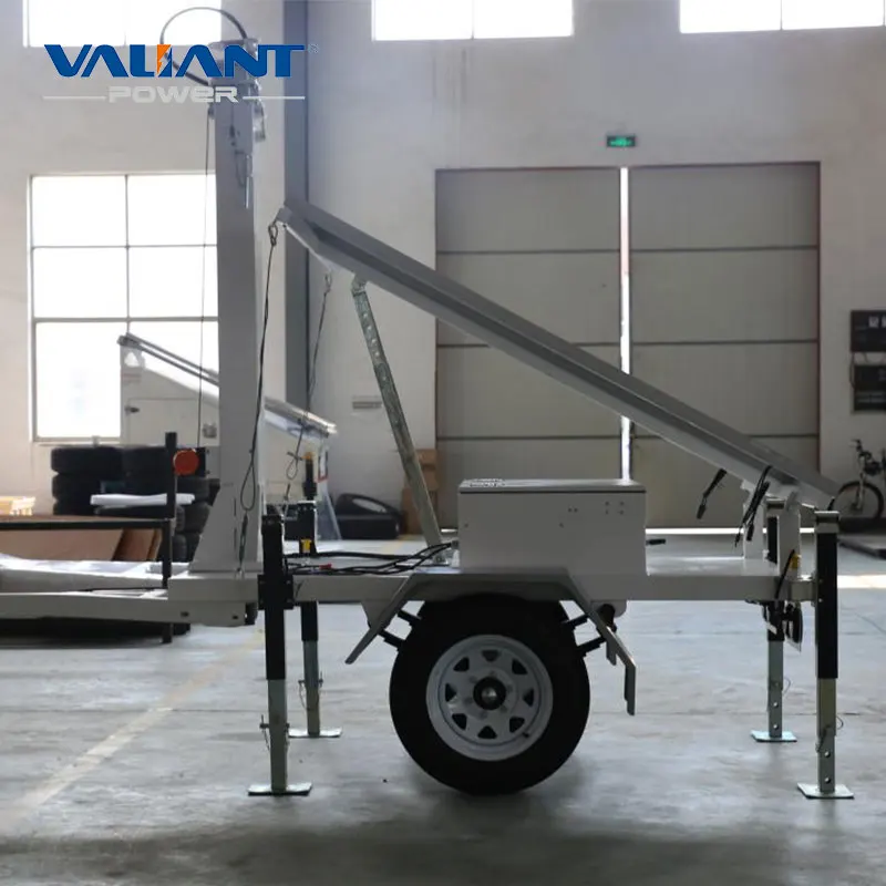 mobile solar power system for lighting,cctv security, communication