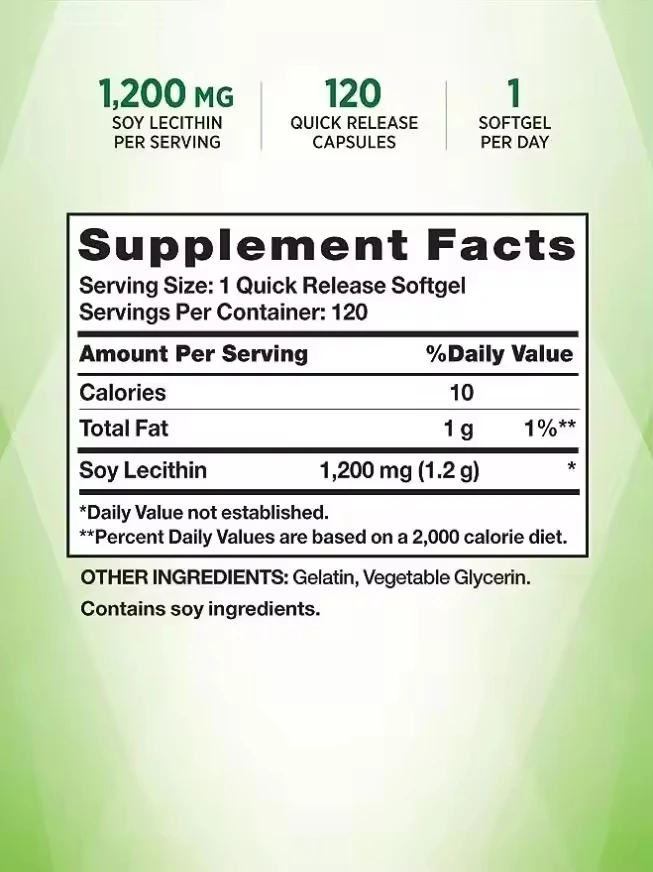 Doctor Recommended Soft Capsules Soy Lecithin Reduced Inflammation Health Care Products Supplement