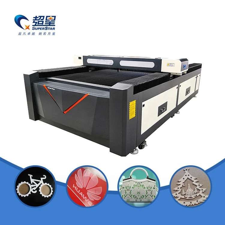 Competitive Price 130w square guide rail CO2 laser cutting and engraving machine